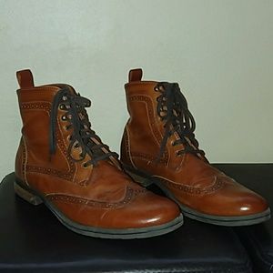 Men's Cognac Boots